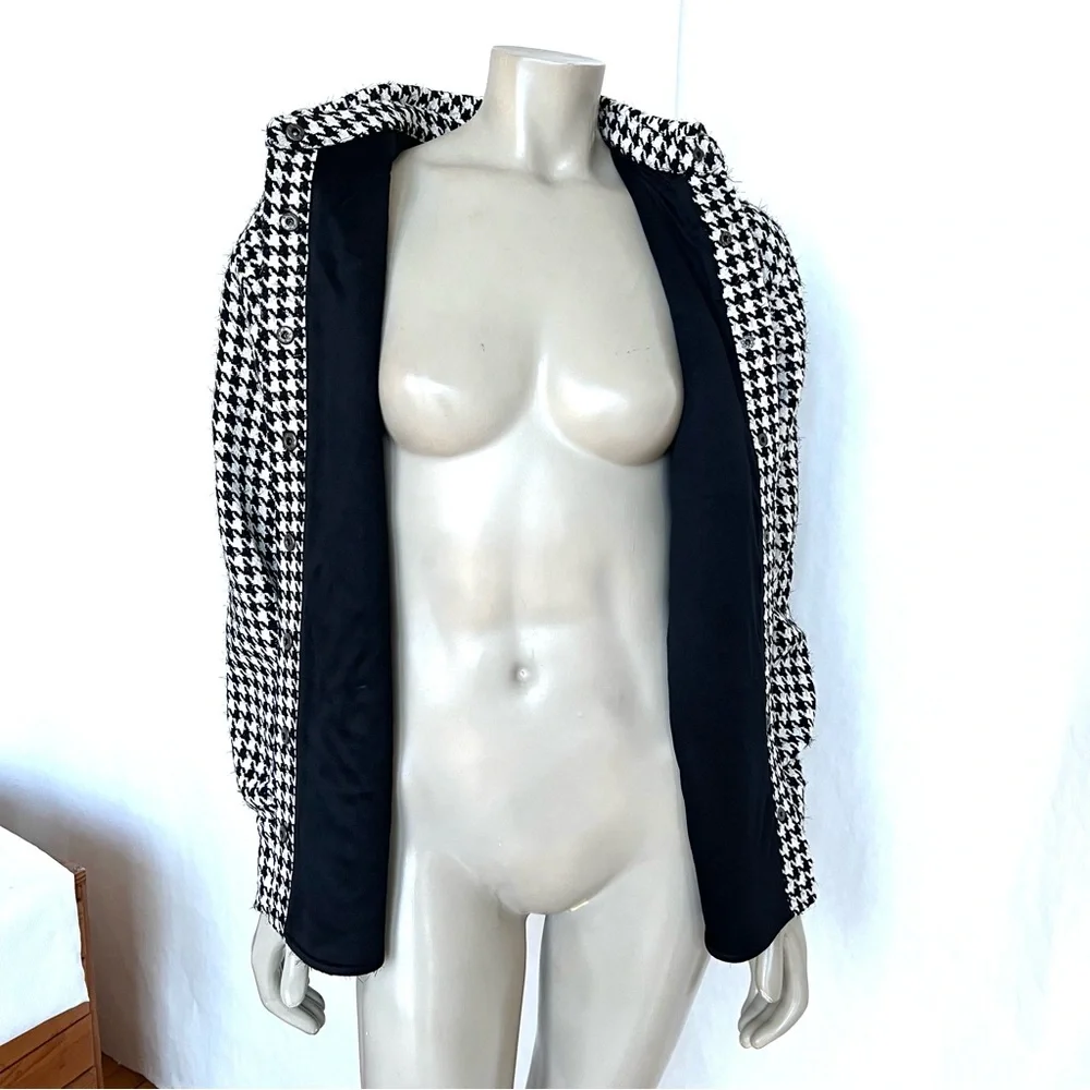 WAYF Women’s Houndstooth Shirt, Jacket - Picture 12 of 16